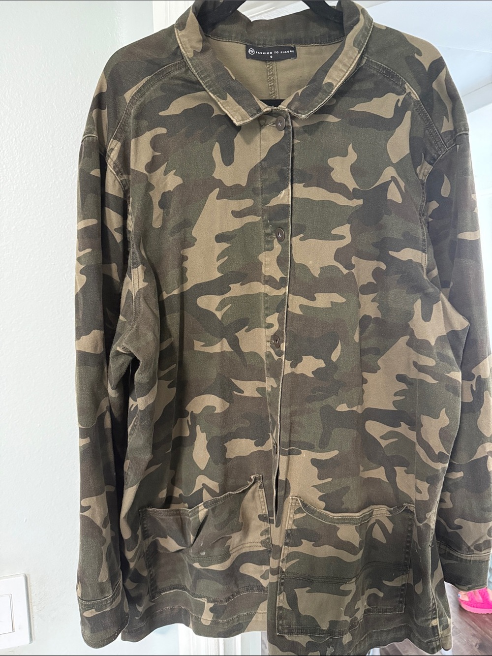 Fashion to Figure Women's Camouflage Field Jacket